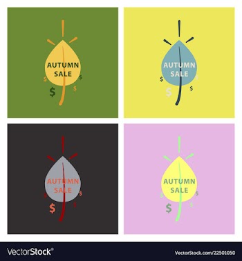 Set of sale banners template design in color vector image