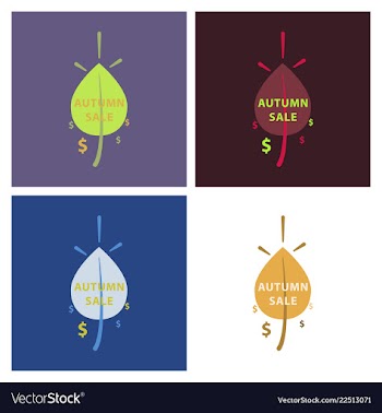 Set of sale banners template design in color vector image