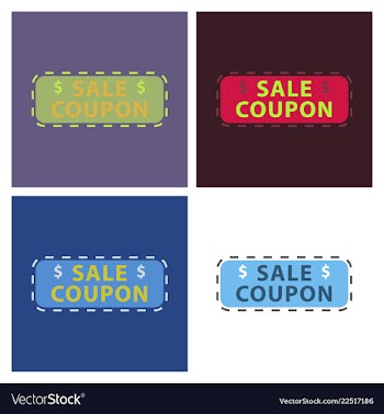 Set of sale banners template design in color vector image