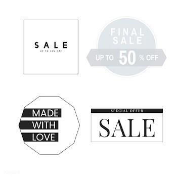 Set of sale promotion design template | Free stock vector - 519322