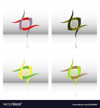 Set of science template wallpaper or banner with vector image