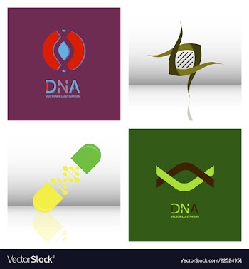 Set of science template wallpaper or banner with vector image