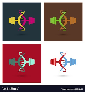Set of science template wallpaper or banner with vector image