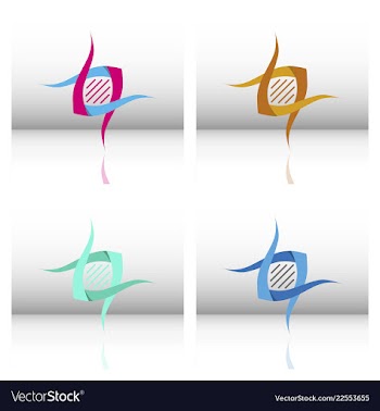 Set of science template wallpaper or banner with vector image