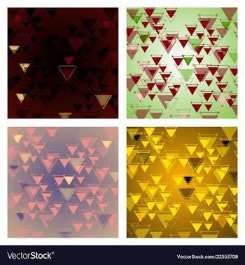 Set of science template wallpaper or banner with vector image