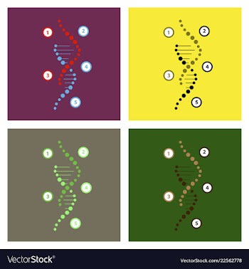Set of science template wallpaper or banner with vector image
