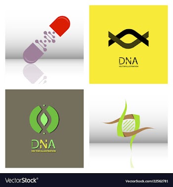 Set of science template wallpaper or banner with vector image