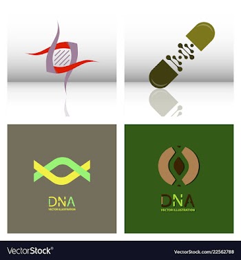 Set of science template wallpaper or banner with vector image