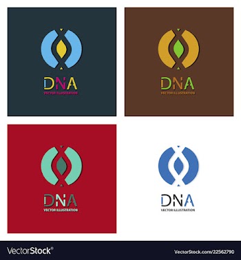 Set of science template wallpaper or banner with vector image
