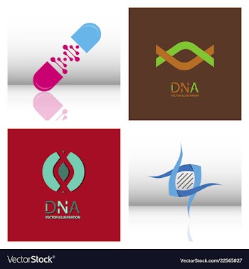 Set of science template wallpaper or banner with vector image