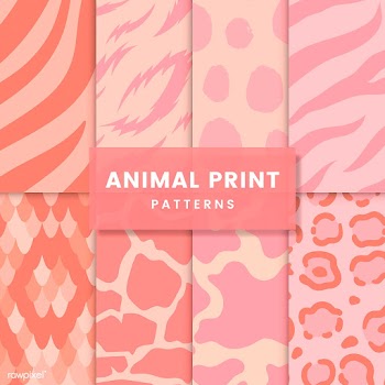 Set of seamless animal print pattern vectors | Free stock vector - 516171