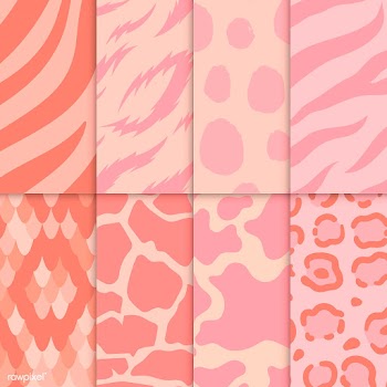 Set of seamless animal print pattern vectors | Free stock vector - 516191