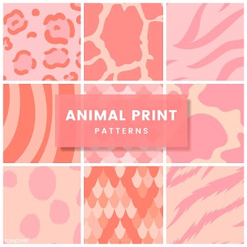 Set of seamless animal print pattern vectors | Free stock vector - 516200