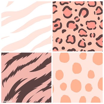 Set of seamless animal print pattern vectors | Free stock vector - 516219