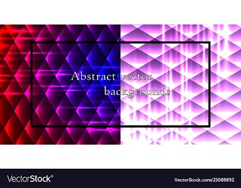 Set of seamless patterns repeating geometric vector image
