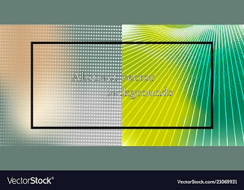 Set of seamless patterns repeating geometric vector image