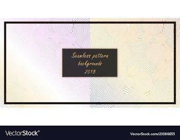Set of seamless patterns repeating geometric vector image