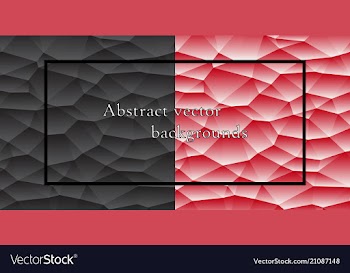 Set of seamless patterns repeating geometric vector image