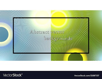 Set of seamless patterns repeating geometric vector image