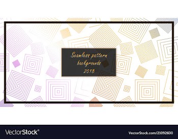 Set of seamless patterns repeating geometric vector image