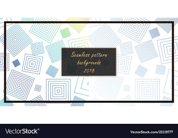 Set of seamless patterns repeating geometric vector image