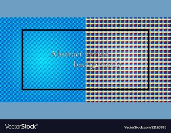 Set of seamless patterns repeating geometric vector image