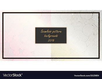 Set of seamless patterns repeating geometric vector image