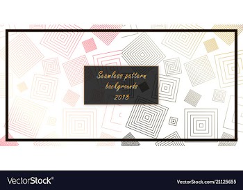 Set of seamless patterns repeating geometric vector image