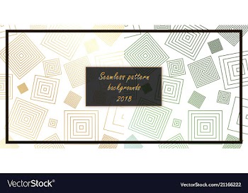 Set of seamless patterns repeating geometric vector image