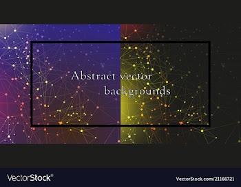 Set of seamless patterns repeating geometric vector image