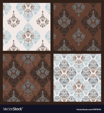 Set of seamless patterns vector image