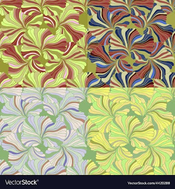 Set of seamless patterns vector image