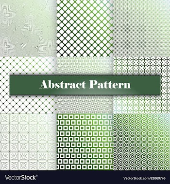 Set of seamless with large and small lines and vector image