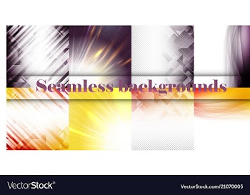 Set of seamless with large and small lines and vector image