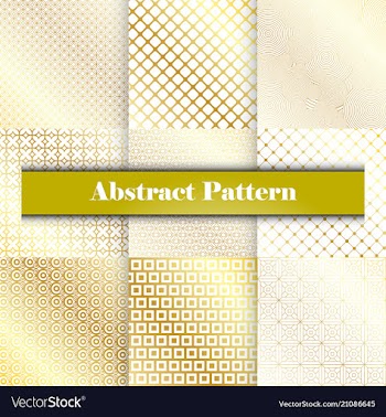 Set of seamless with large and small lines and vector image