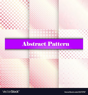 Set of seamless with large and small lines and vector image