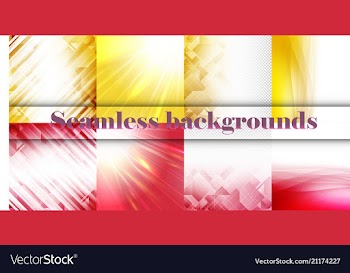 Set of seamless with large and small lines and vector image