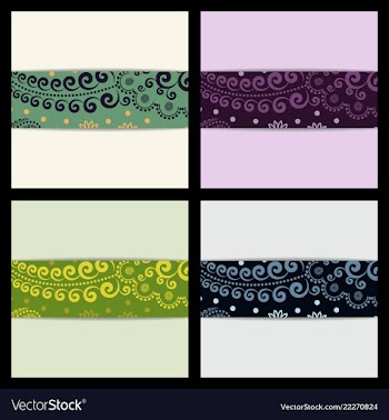 Set of sketched flower print in bright colors vector image