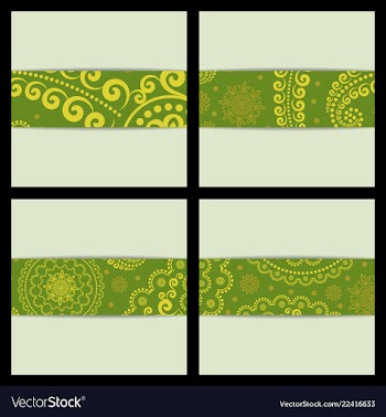Set of sketched flower print in bright colors vector image