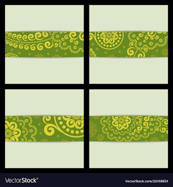 Set of sketched flower print in bright colors vector image