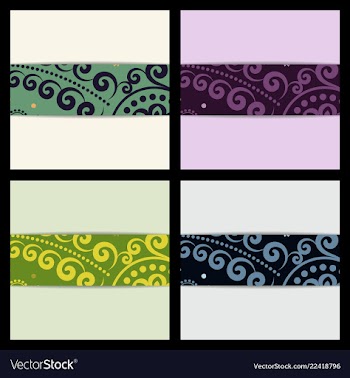 Set of sketched flower print in bright colors vector image