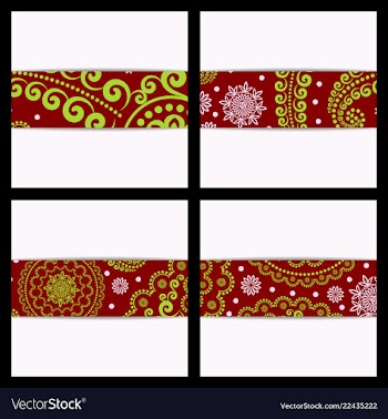 Set of sketched flower print in bright colors vector image