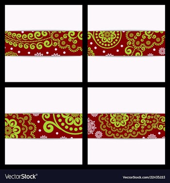 Set of sketched flower print in bright colors vector image