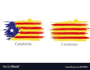  					Set of smear painted flags of different countries vector image														