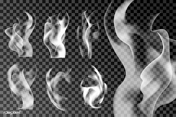 Set of smoke | Free stock vector - 591861