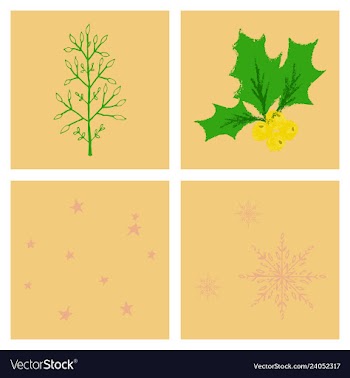 Set of snowflake icon sign design red background vector image