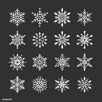 Set of Snowflakes Christmas design vector | Free stock vector - 493913