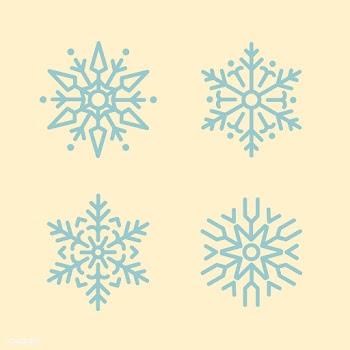 Set of Snowflakes Christmas design vector | Free stock vector - 493988