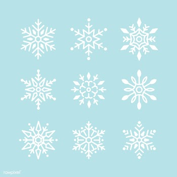 Set of Snowflakes Christmas design vector | Free stock vector - 493995