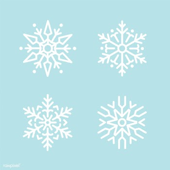 Set of Snowflakes Christmas design vector | Free stock vector - 494005